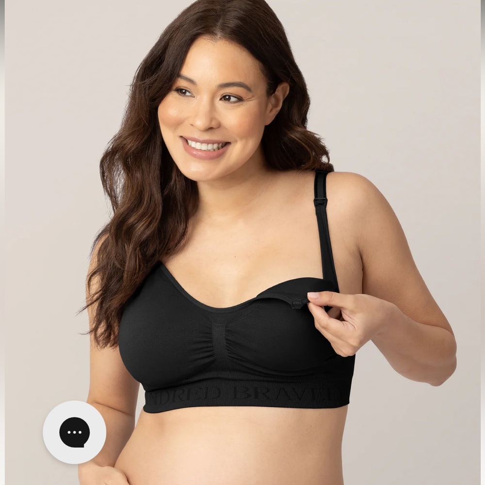 NEW Kindred Bravely Simply Sublime Nursing Bra - Black- NEW Never Worn - Size L